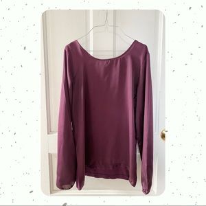Purple Long Sleeve Shirt - Small